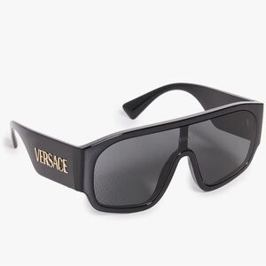Versace Black and Gold Sunglasses